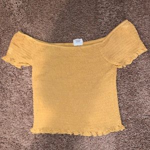 Mustard Color Tube Top